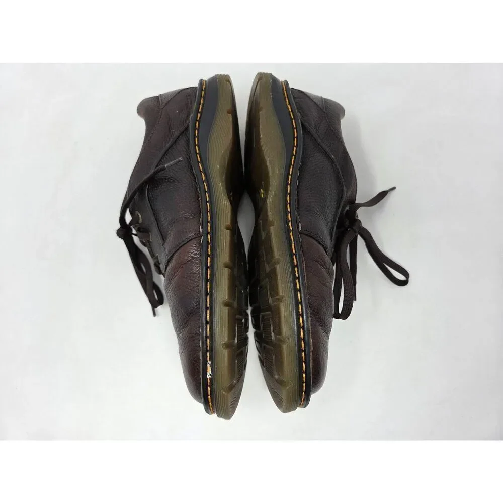 DR MARTENS BROWN LEATHER OXFORDS SHOES AW004 MEN'S SIZE US 12 M LACE UP 11194